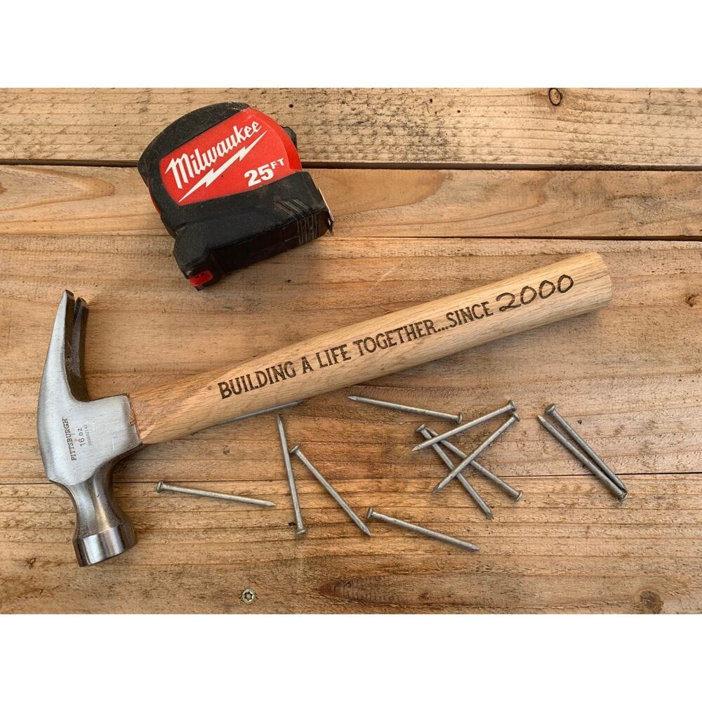 Personalized Hammer with Custom Text
